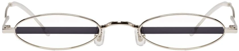 商品GENTLE MONSTER|Silver & Purple Stripe Vector Sunglasses,价格¥2092,第1张图片