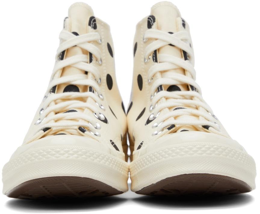 商品Comme des Garcons|Off-White Converse Edition Polka Dot High Sneakers,价格¥1063,第4张图片详细描述