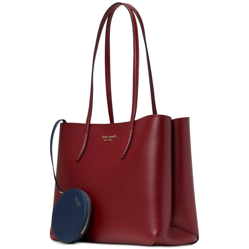 商品Kate Spade|All Day Dot Party Pop Printed Crossgrain Leather Large Tote,价格¥1118,第4张图片详细描述