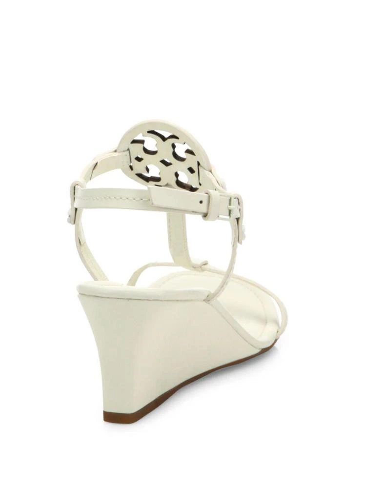 商品Tory Burch|Tory Burch - Miller T-Strap Leather Wedge Sandals,价格¥2011,第2张图片详细描述