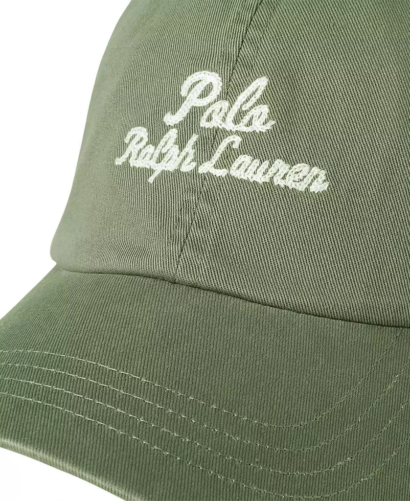 商品Ralph Lauren|Men's Embroidered Twill Ball Cap,价格¥220,第3张图片详细描述