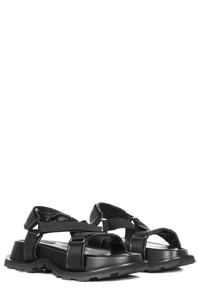 商品Jil Sander|Jil Sander Logo Detailed Cross-Strapped Sandals,价格¥3410,第2张图片详细描述