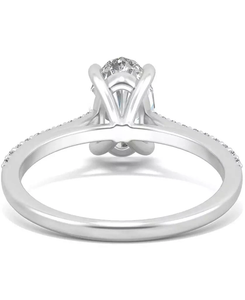 Moissanite Oval Engagement Ring (2-1/2 ct. t.w. DEW) in 14k White Gold or 14k Yellow Gold 商品