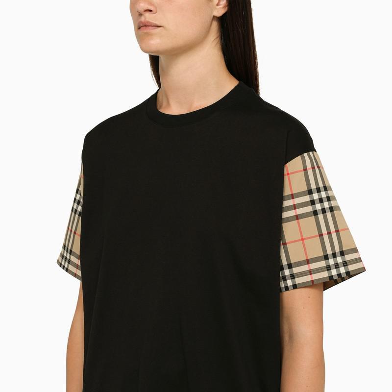 商品Burberry|Burberry t-shirt with Vintage Check sleeves,价格¥3285,第6张图片详细描述