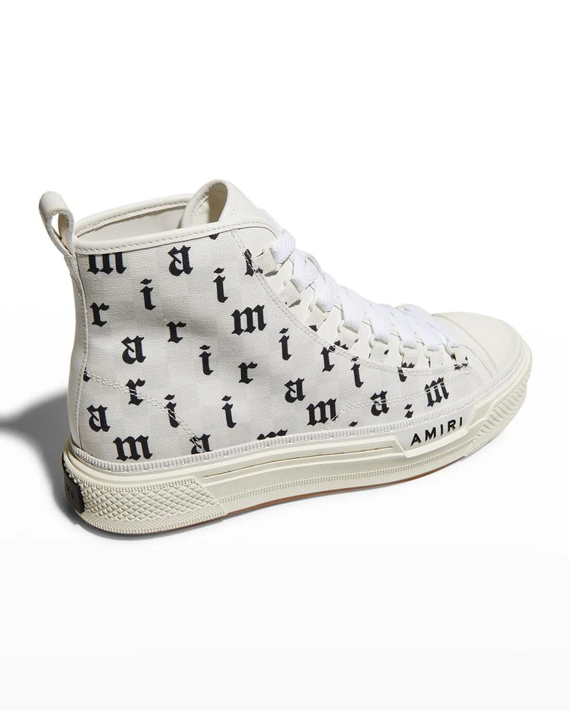 商品AMIRI|Men's Court High-Top Logo Sneakers,价格¥4248,第3张图片详细描述