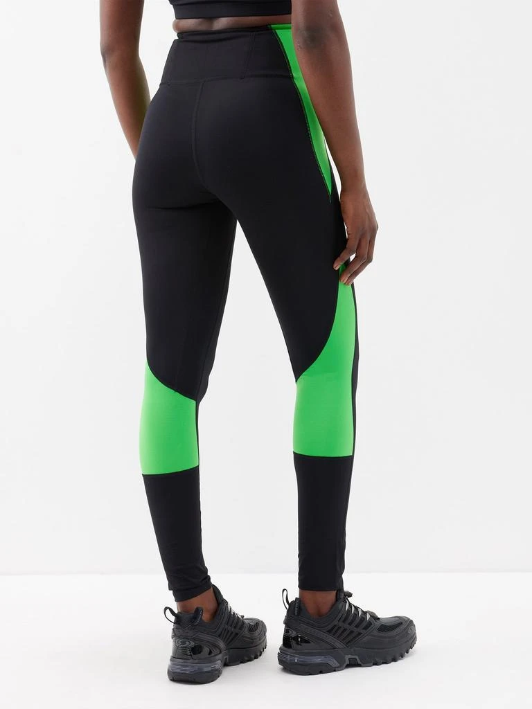 商品Ganni|High-rise recycled-blend jersey leggings,价格¥1284,第5张图片详细描述
