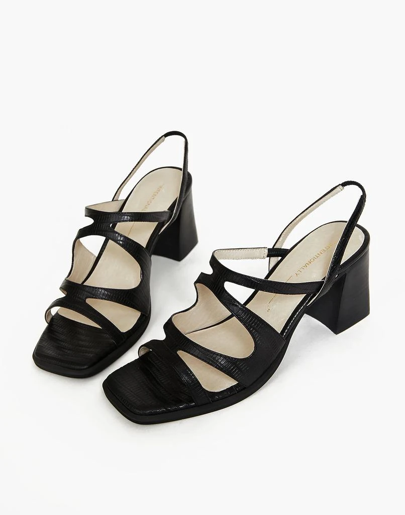 商品Madewell|Intentionally Blank Leather If Sandals in Black,价格¥1519,第1张图片