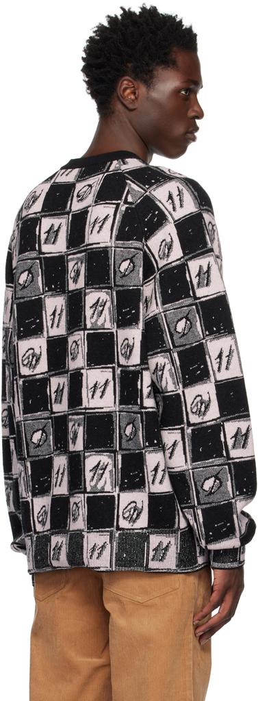Pink Chess Board Sweater商品第3张图片规格展示