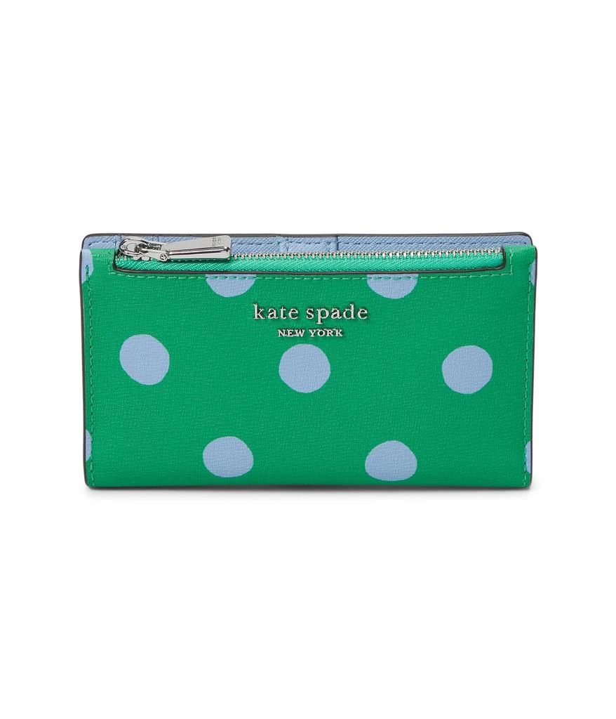 商品Kate Spade|Morgan Sunshine Dot Printed Pvc Small Slim Bifold Wallet,价格¥823,第1张图片