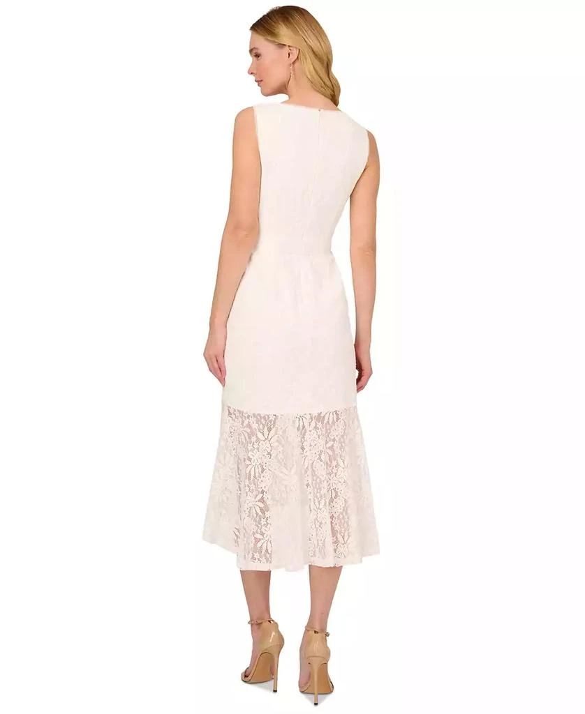 商品Adrianna Papell|Women's Lace Flounce Midi Dress,价格¥423,第2张图片详细描述