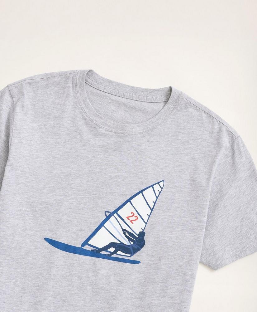 Windsurfing Graphic T-Shirt商品第2张图片规格展示