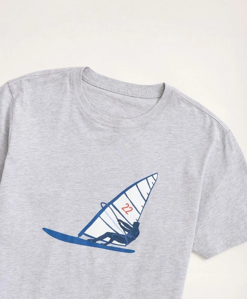 商品Brooks Brothers|Windsurfing Graphic T-Shirt,价格¥164,第2张图片详细描述