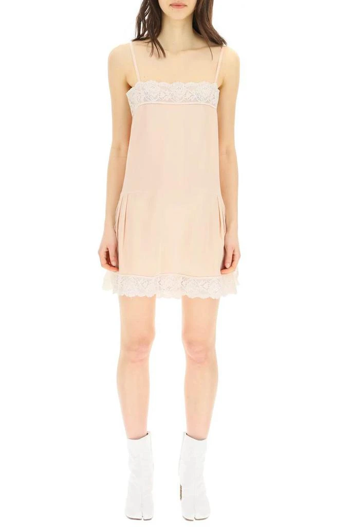 商品MAISON MARGIELA|Maison margiela silk mini slip dress,价格¥3531,第2张图片详细描述