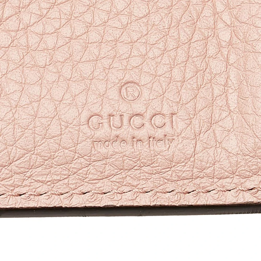 Gucci Pink Blind for Love Leather Small Wallet 商品