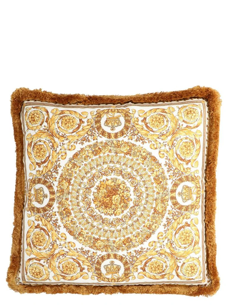 商品Versace|Versace Barocco Pattern Frayed Edge Cushion,价格¥2566,第2张图片详细描述