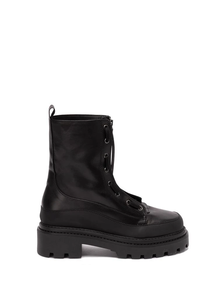 商品PINKO|Pinko `Timo` Leather Combat Boots,价格¥1562,第1张图片