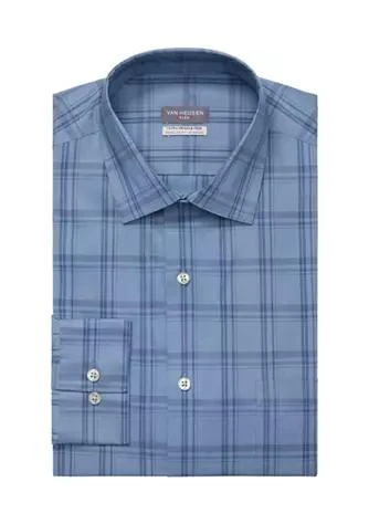 商品Van Heusen|Heusen Mens Ultra Wrinkle Free Stretch Collar Dress Shirt,价格¥136,第1张图片