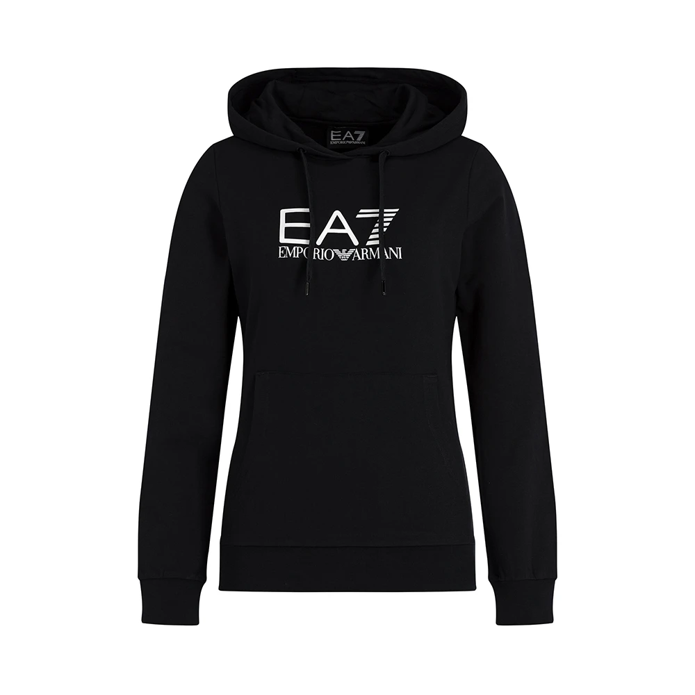 商品Emporio Armani|EMPORIO ARMANI 黑色女士卫衣/帽衫 8NTM40-TJ31Z-1200,价格¥608,第1张图片