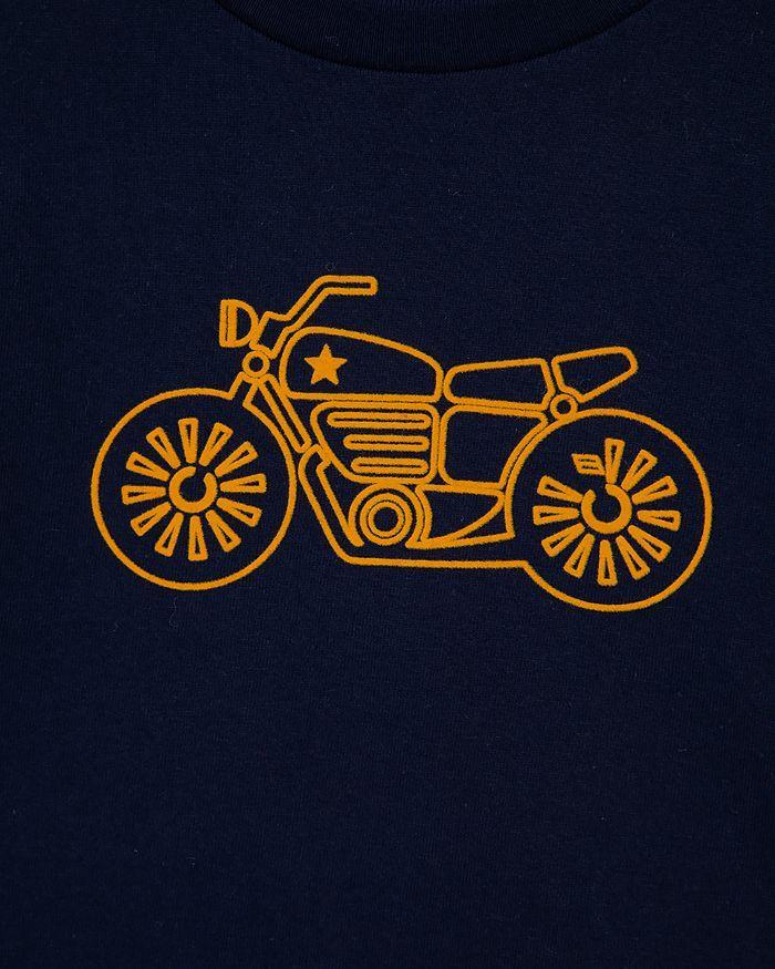 商品Little Me|Boys' Biker Jacket, Long Sleeve Bike Tee & Pants - Baby,价格¥503,第6张图片详细描述