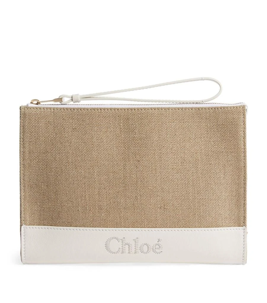 商品Chloé|Linen Sense Pouch,价格¥4679,第1张图片