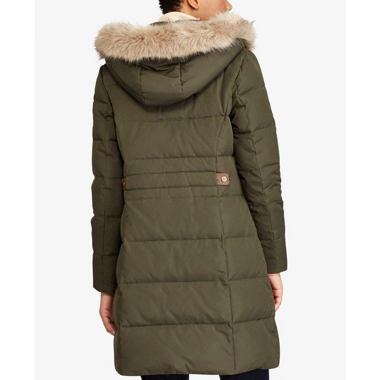 商品Ralph Lauren|Faux-Fur-Trim Quilted Puffer Coat,价格¥1010,第2张图片详细描述