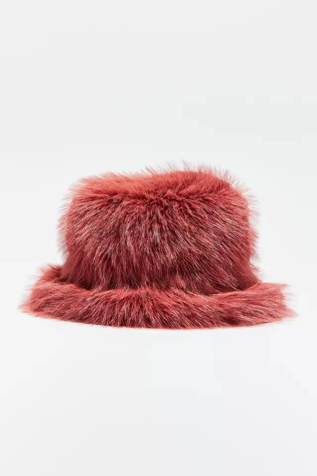 商品Urban Outfitters|Ace Fluffy Faux Fur Bucket Hat,价格¥152,第1张图片