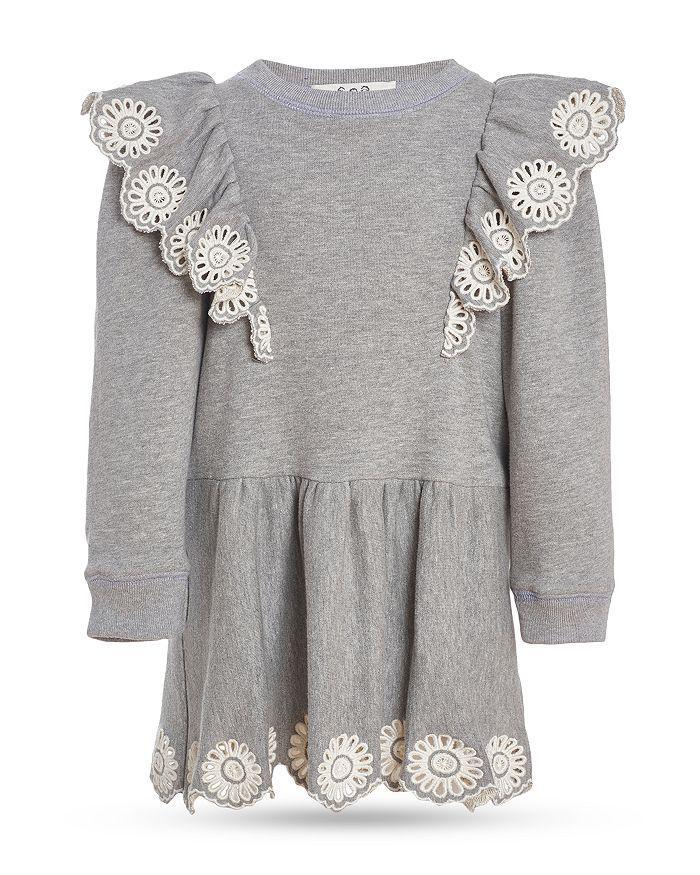商品Sea|Girls' Blaine Embroidered Long Sleeve Combo Dress - Little Kid, Big Kid,价格¥1070,第3张图片详细描述