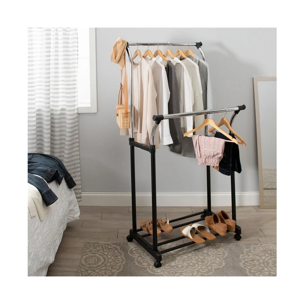 商品Neu Home|Double Adjustable Garment Rack,价格¥1151,第3张图片详细描述