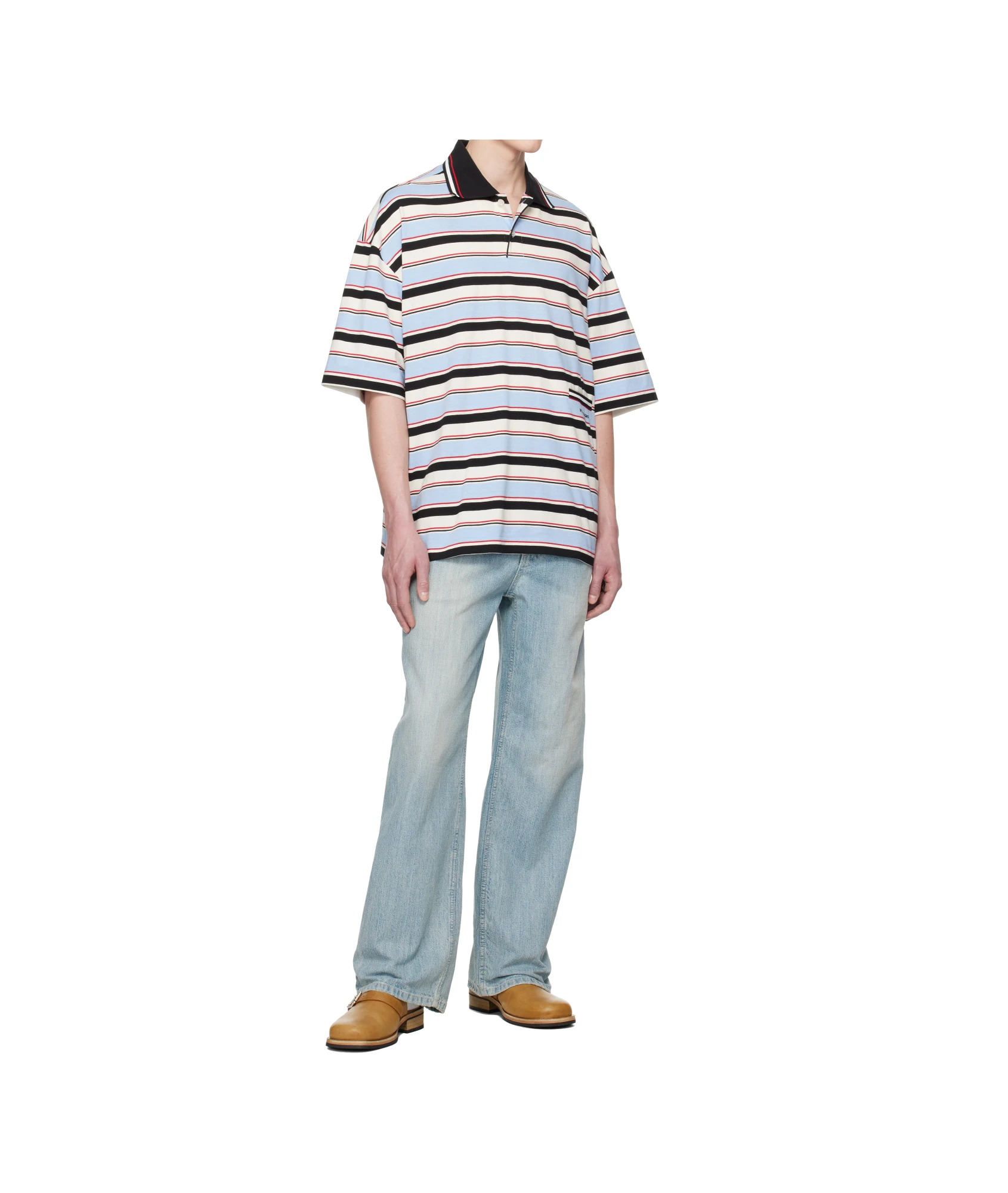 商品【商品预售7天】 Wooyoungmi|Wooyoungmi 男士T恤 W251TS16781L 花色,价格¥2111,第5张图片详细描述