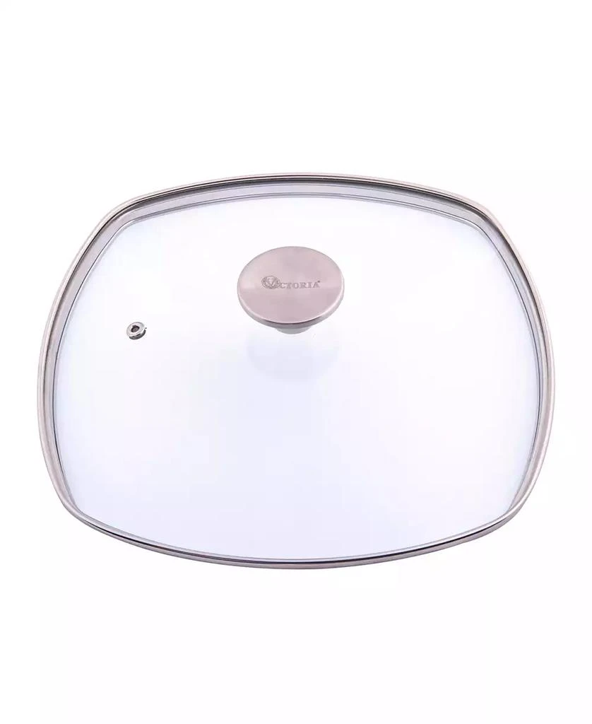 商品Victoria|Glass Lid with Stainless Steel Knob for 10" Grill Pan,价格¥150,第2张图片详细描述