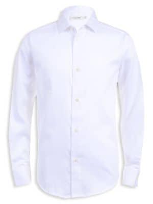 商品Calvin Klein|Boy's Dress Shirt,价格¥175,第1张图片