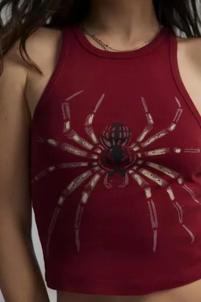 商品Urban Outfitters|Gracie Spider Graphic Crop Tank Top,价格¥266,第3张图片详细描述