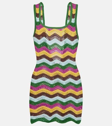 商品Bananhot|Lindsay striped crochet minidress,价格¥3007,第1张图片