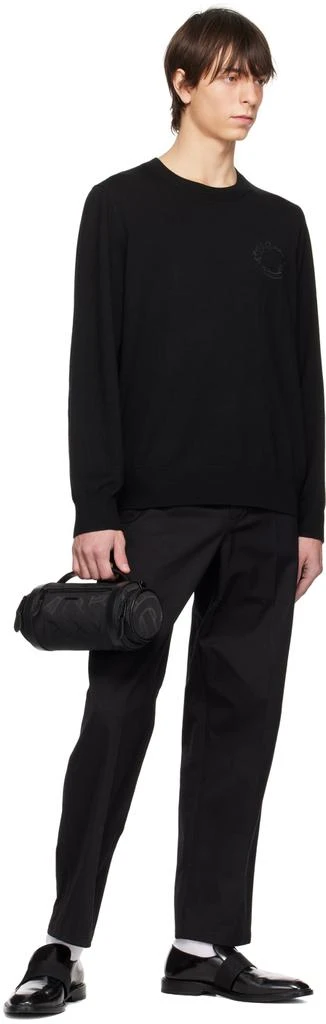商品Burberry|Black Oak Leaf Crest Sweater,价格¥6347,第4张图片详细描述