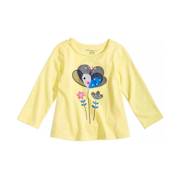 商品First Impressions|Sweet Chic Flower T-Shirt, Baby Girls, Created for Macy's,价格¥28,第1张图片