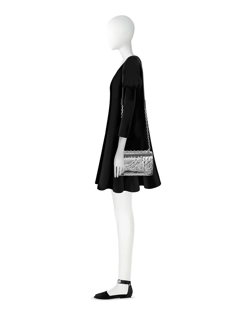 商品Karl Lagerfeld Paris|金属色小号单肩包,价格¥1371,第3张图片详细描述