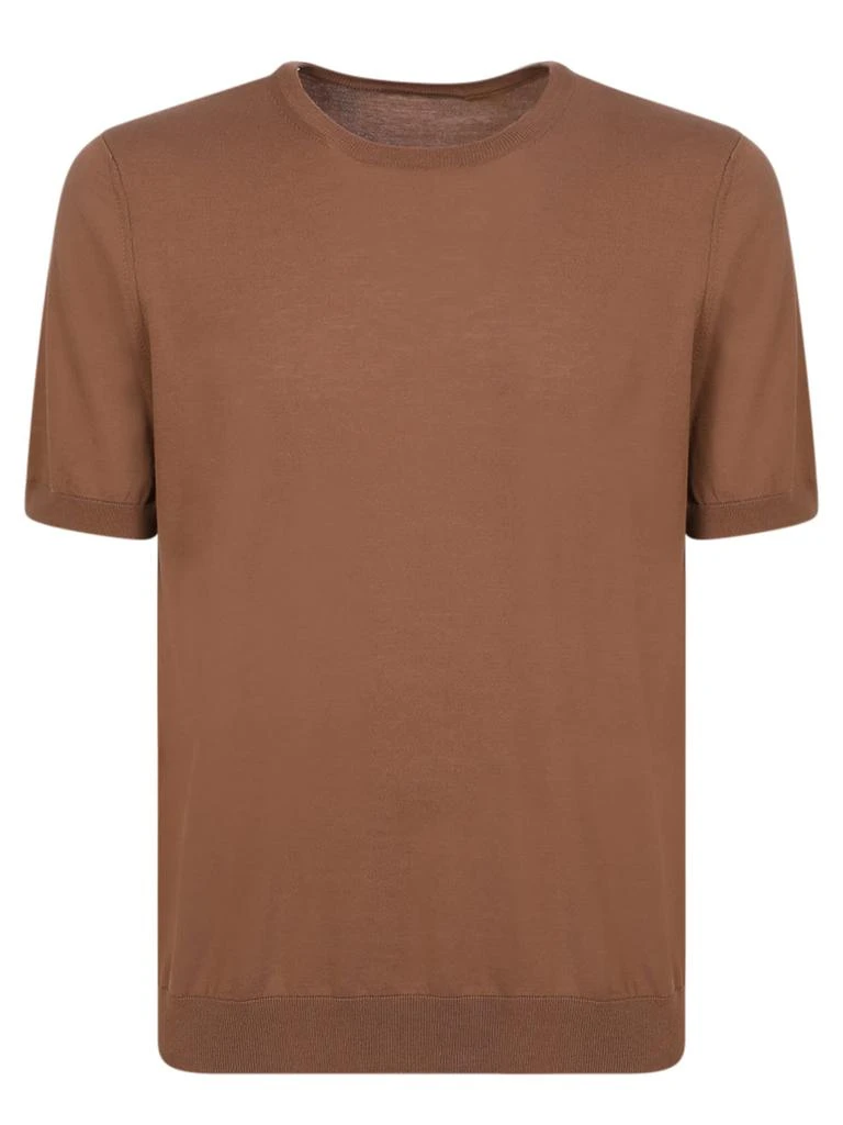 商品TAGLIATORE|Tagliatore Biscuit T-shirt,价格¥1708,第1张图片