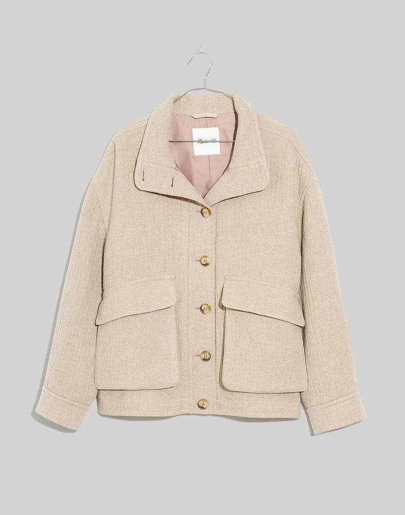 商品Madewell|Clairmont Crop Jacket,价格¥1081,第6张图片详细描述