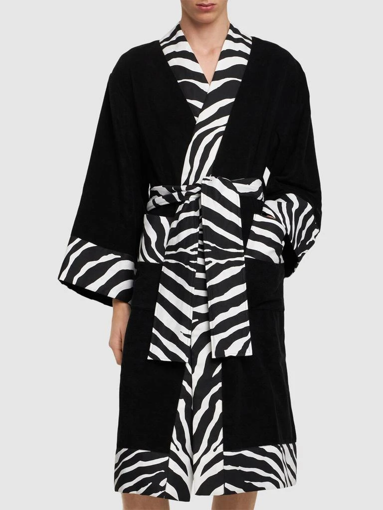 商品Dolce & Gabbana|Zebra Bathrobe,价格¥8638,第2张图片详细描述