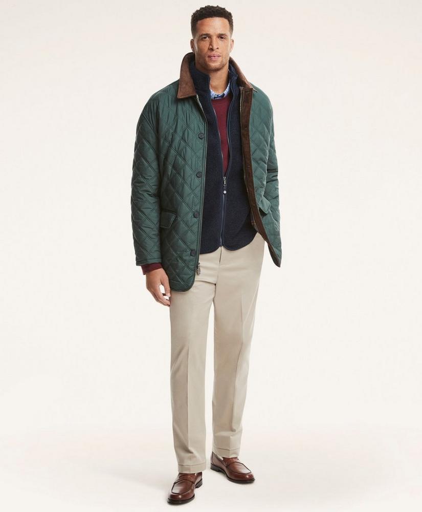 商品Brooks Brothers|Big & Tall Quilted Walking Coat,价格¥2371,第4张图片详细描述