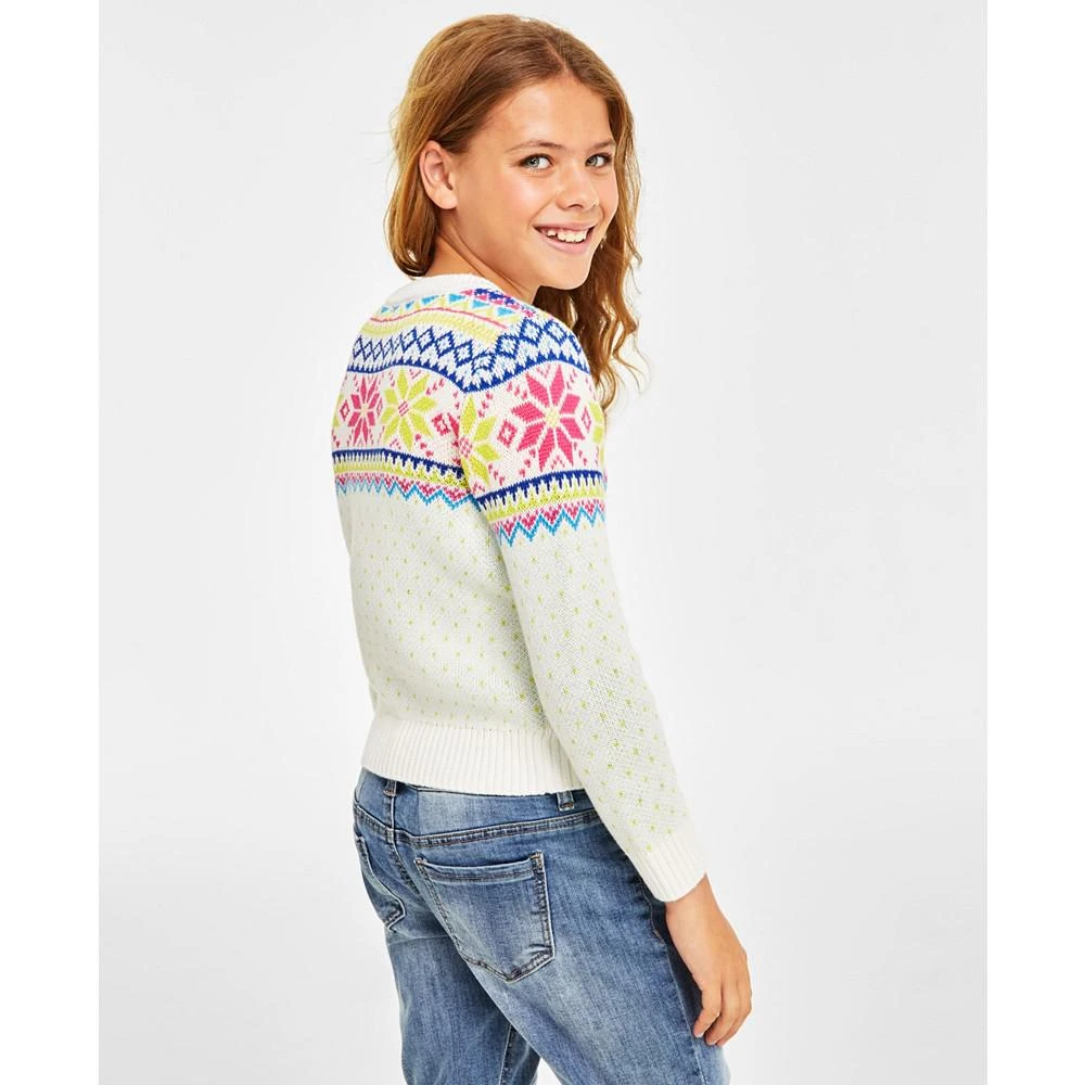 商品Charter Club|Holiday Lane Big Girls Multi-Color Fair Isle Sweater, Created for Macy's,价格¥88,第2张图片详细描述