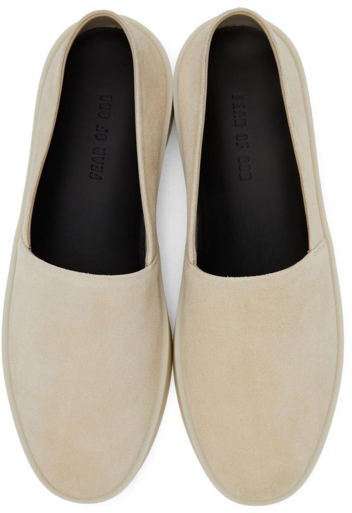 Beige Suede Espadrilles商品第5张图片规格展示