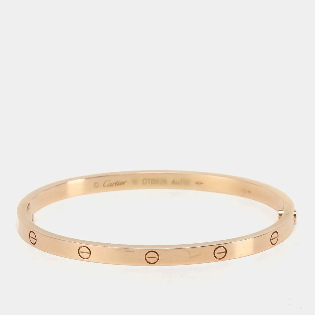 商品[二手商品] Cartier|Cartier 18K Rose Gold Love Bangle Bracelet,价格¥25379,第3张图片详细描述
