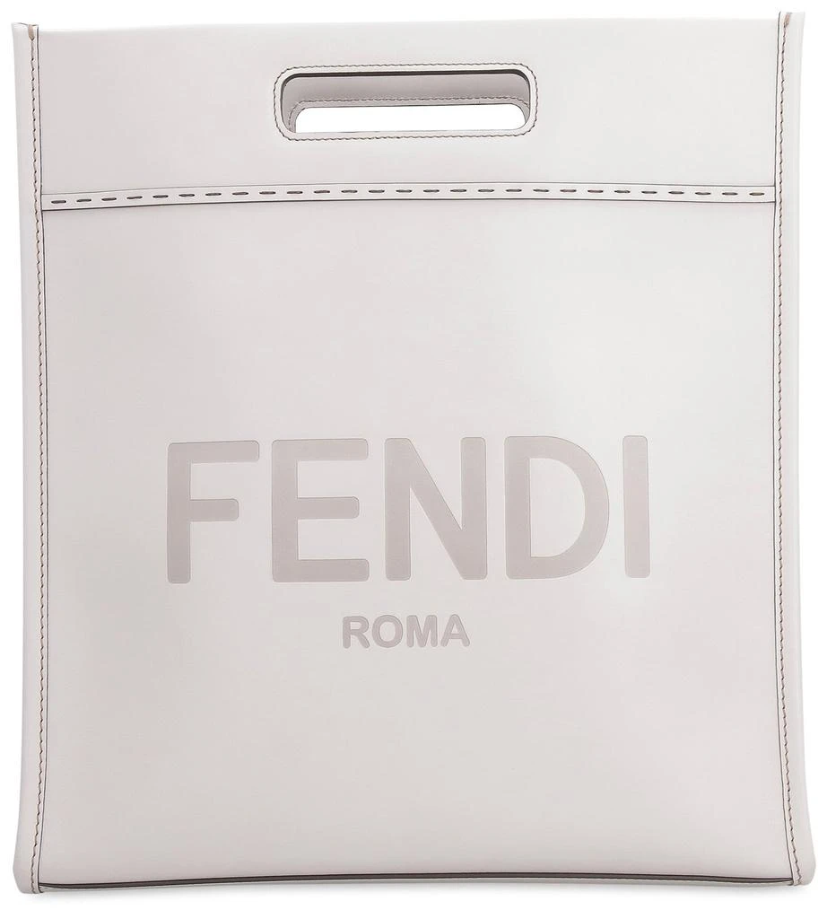 商品Fendi|Fendi Roma Lettering Shopper Tote Bag,价格¥14323,第1张图片