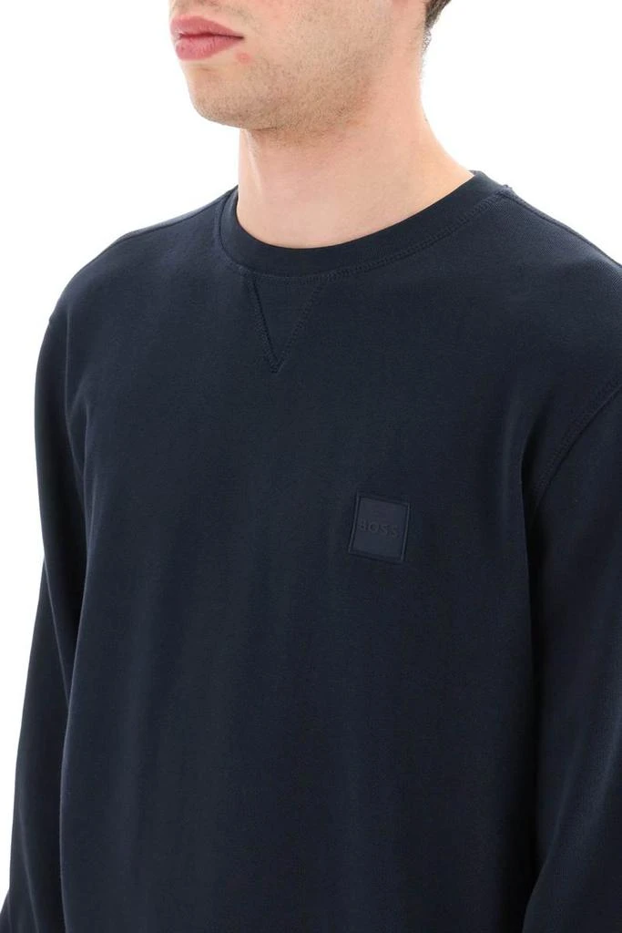 商品Hugo Boss|Boss patch logo sweatshirt,价格¥620,第4张图片详细描述