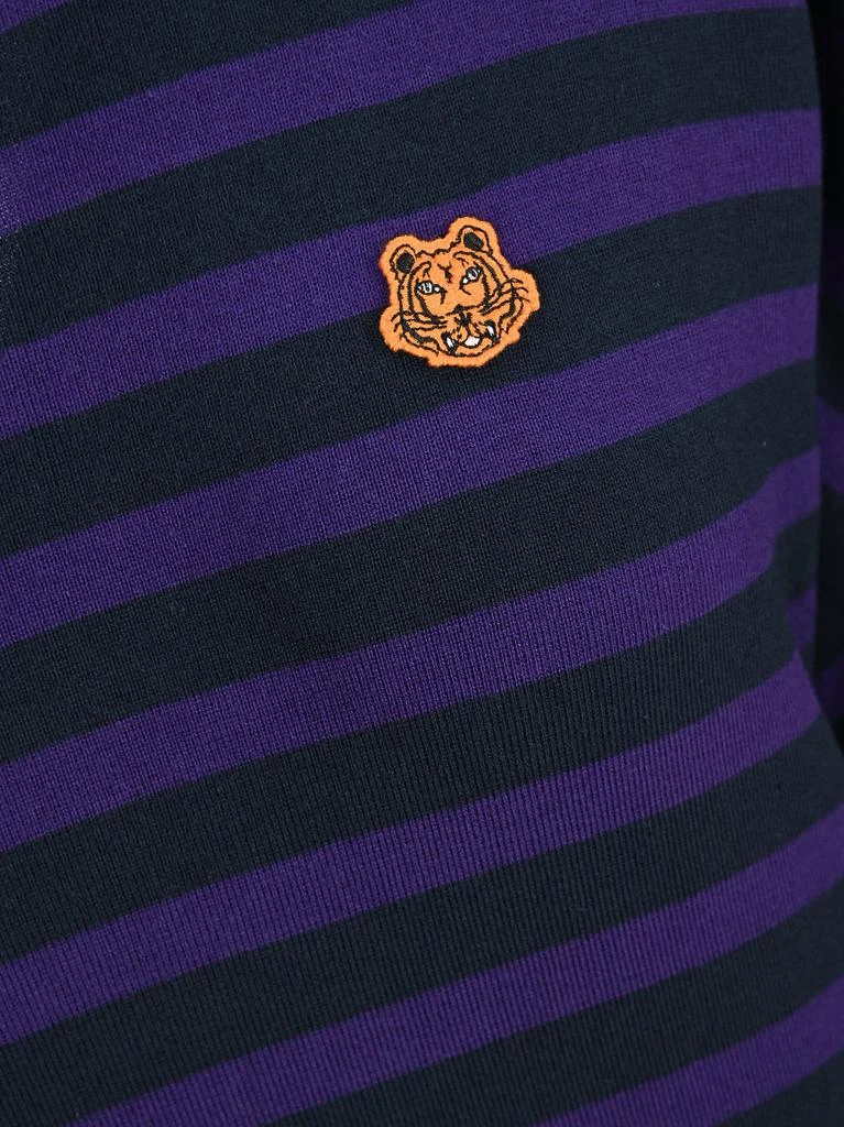 商品Kenzo|Kenzo Logo Patch Striped Mini Dress,价格¥2028,第3张图片详细描述