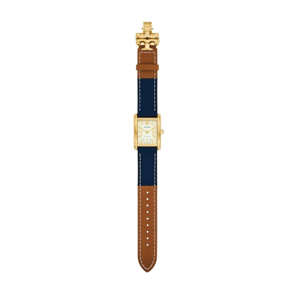 商品Tory Burch|24.7 X 35.5 mm The Eleanor Leather Watch,价格¥1837,第6张图片详细描述