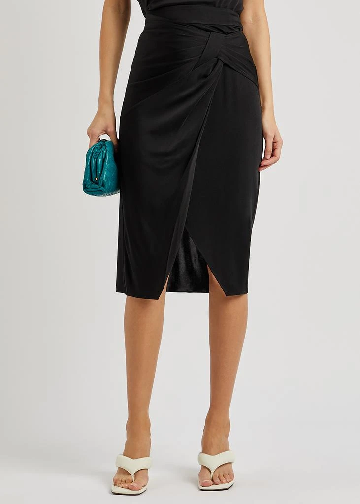 商品Diane von Furstenberg|Garcel black jersey skirt,价格¥954,第2张图片详细描述