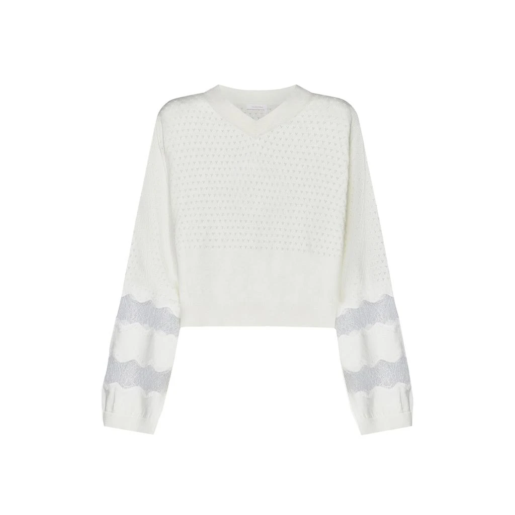 商品See by Chloé|See By Chloe Cotton And Cashmere Pullover,价格¥2263,第1张图片