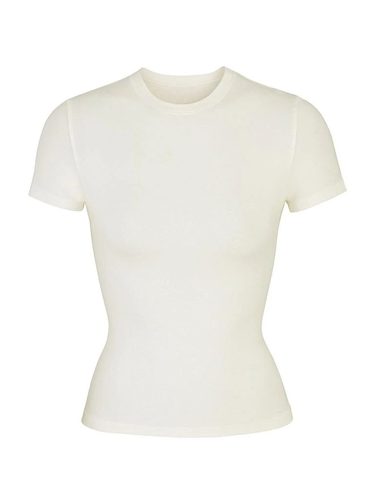 商品SKIMS|【angelababy同款】SKIMS女士短袖T恤圆领上衣,价格¥359,第1张图片